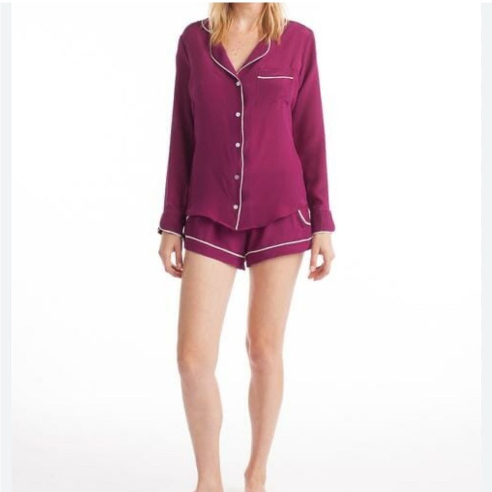 Maison Du Soir Bardot Blouse and Jaclyn Shorts Set